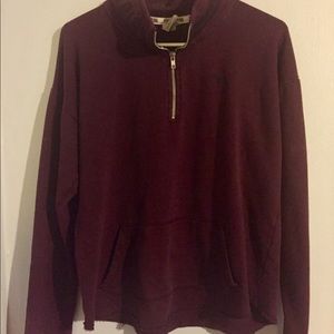 PINK quarter zip Pullover